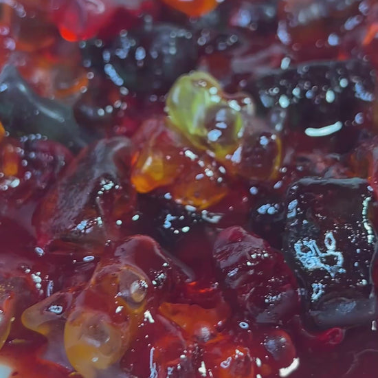 video - gummy bears - gummies - gomitas - chamoy