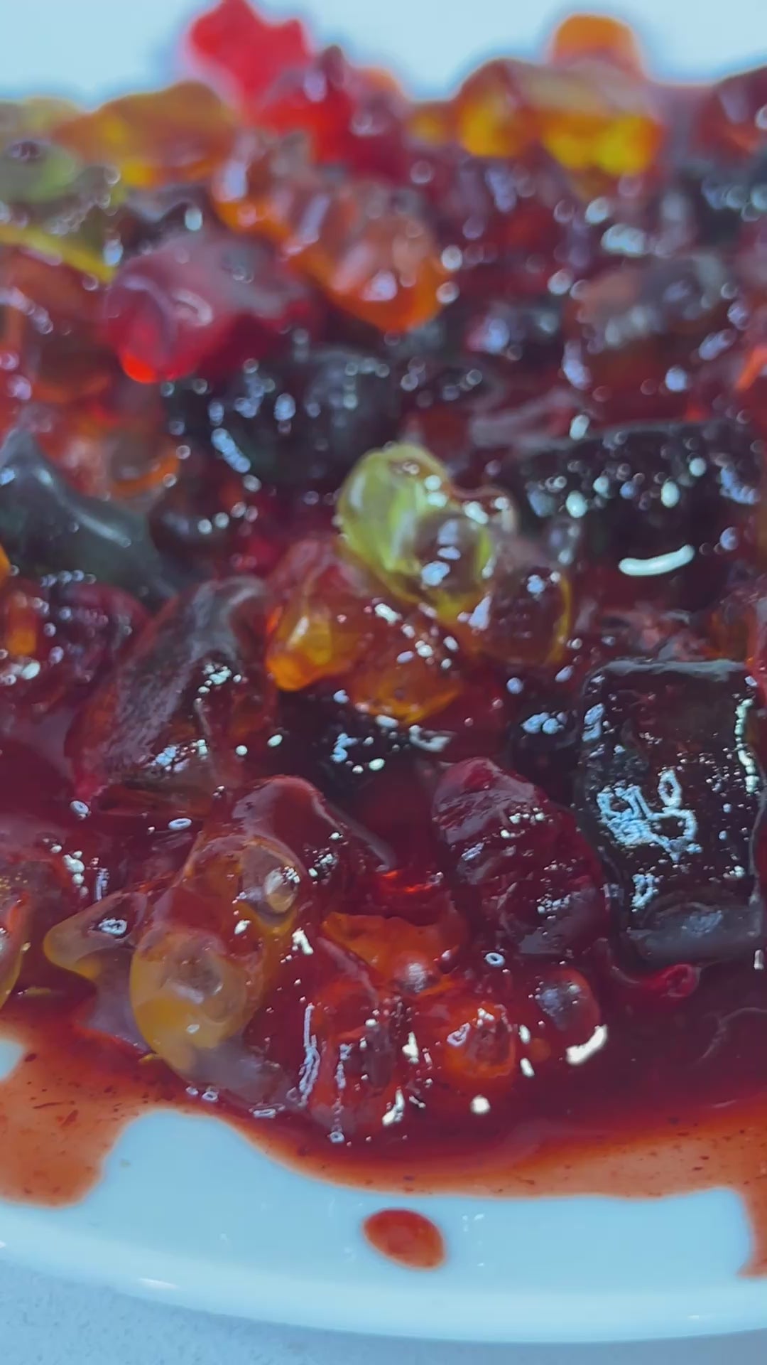 video - gummy bears - gummies - gomitas - chamoy